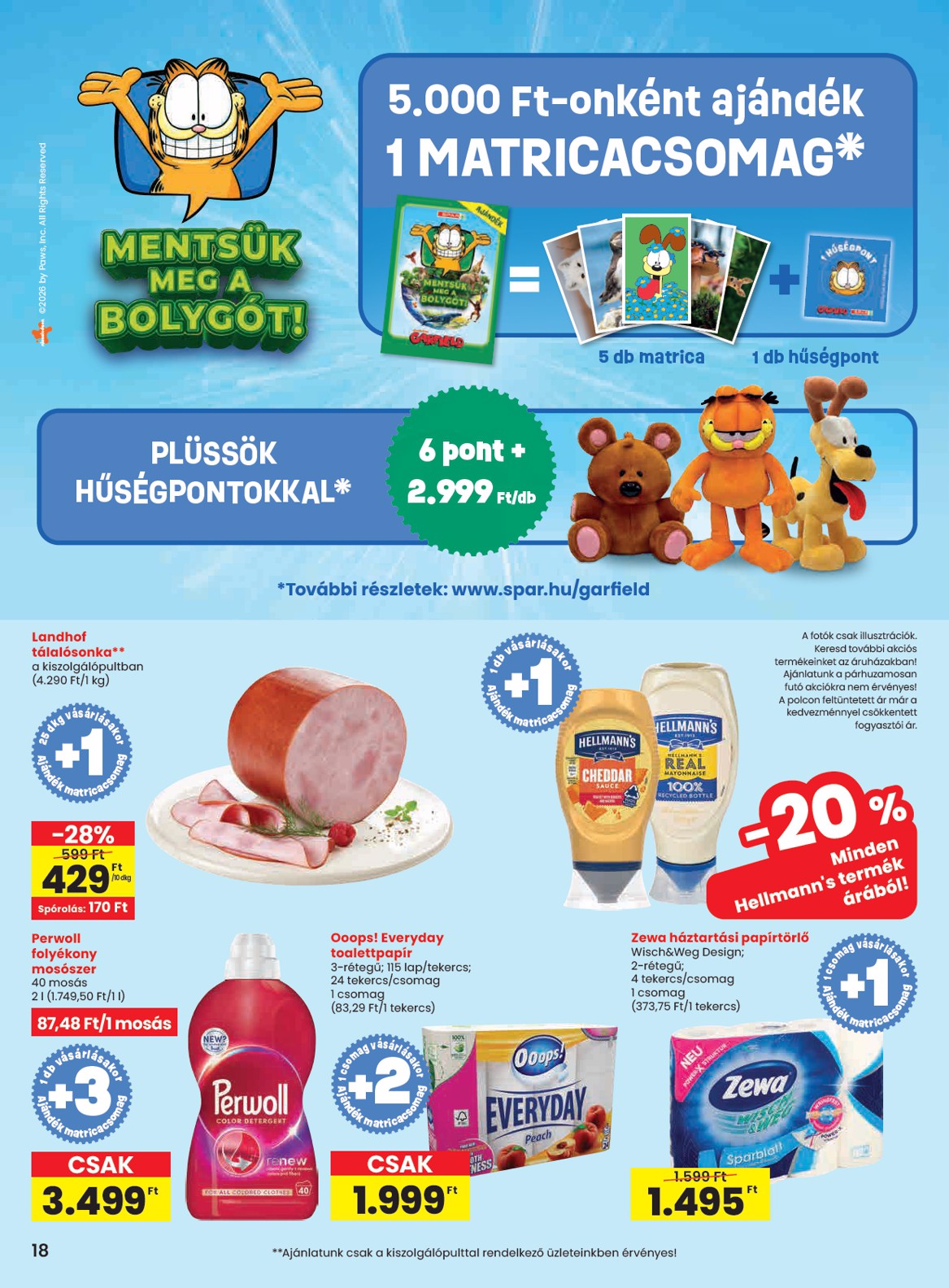 spar - SPAR akciós újság, érvényes 2026.02.05. - 2026.02.11. - page: 18