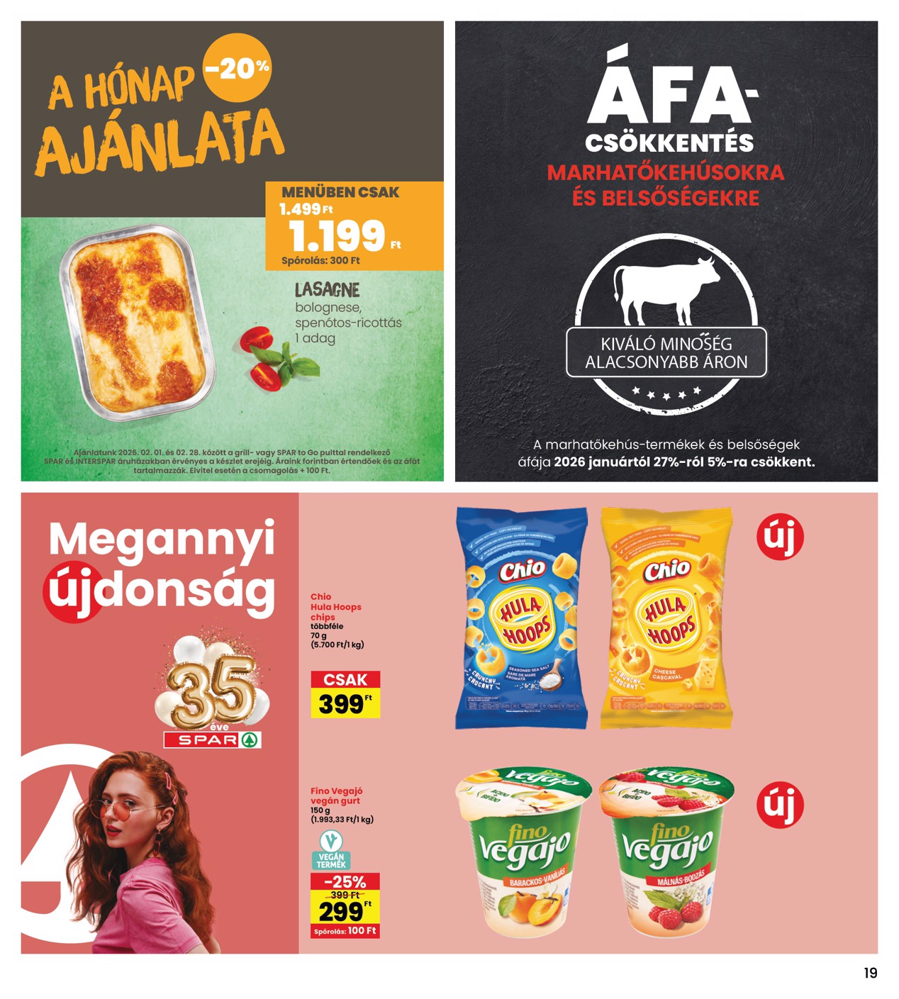spar - INTERSPAR akciós újság, érvényes 2026.02.05. - 2026.02.11. - page: 19