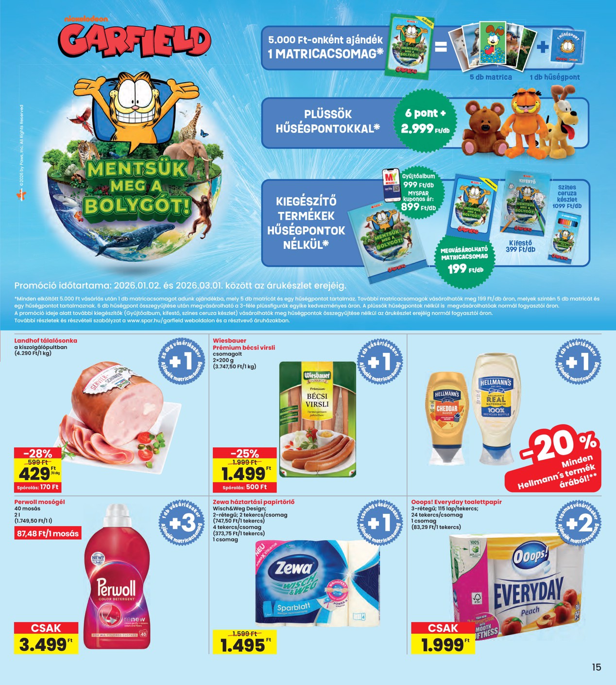 spar - INTERSPAR akciós újság, érvényes 2026.02.05. - 2026.02.11. - page: 15