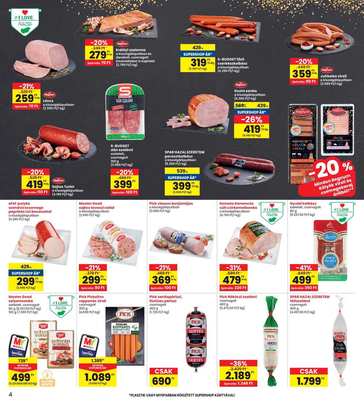 spar - INTERSPAR akciós újság, érvényes 2026.02.05. - 2026.02.11. - page: 4