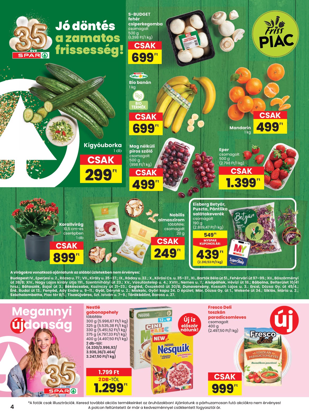 spar - SPAR akciós újság, érvényes 2026.03.12. - 2026.03.18. - page: 4