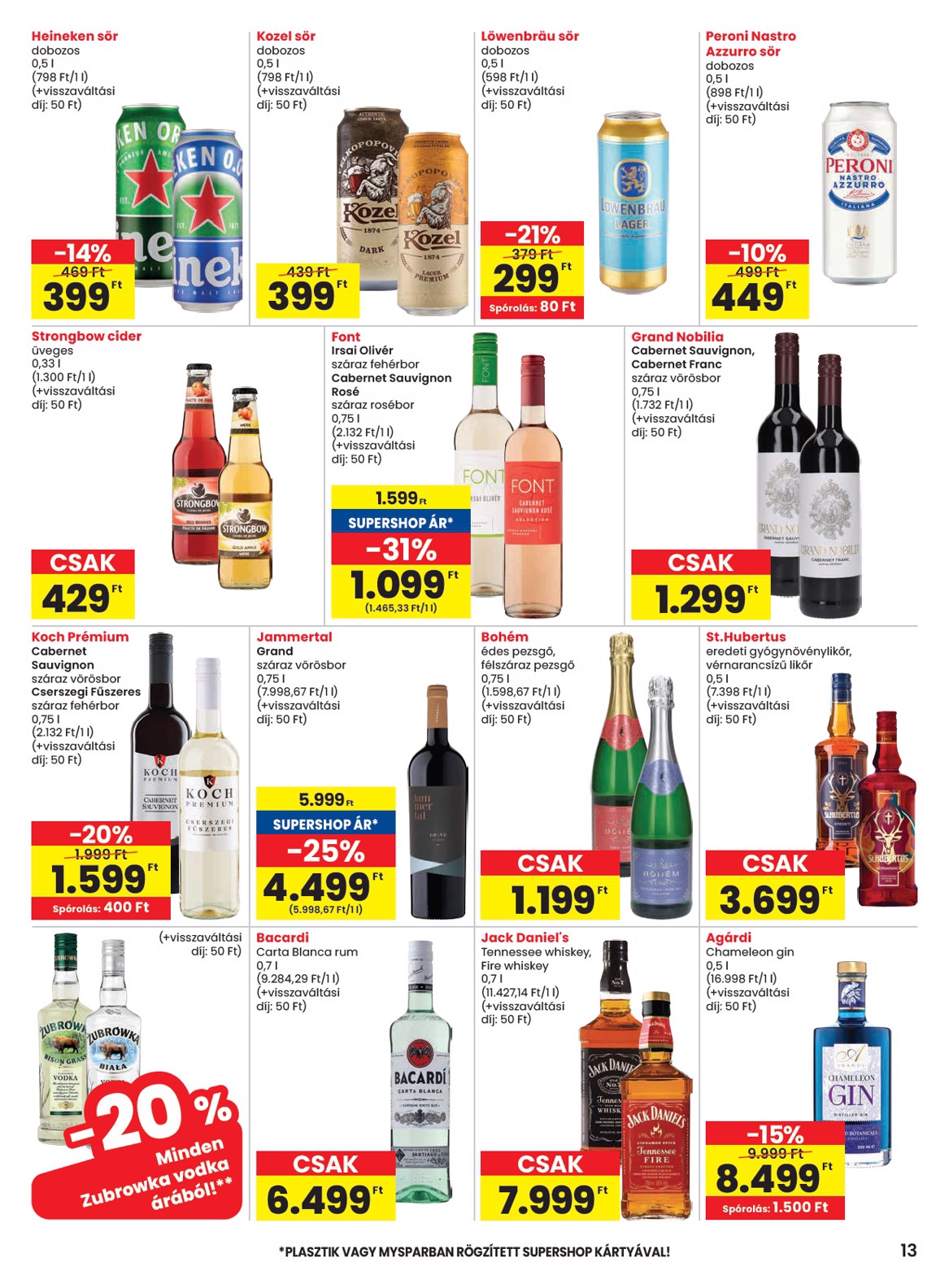 spar - SPAR akciós újság, érvényes 2026.03.12. - 2026.03.18. - page: 13