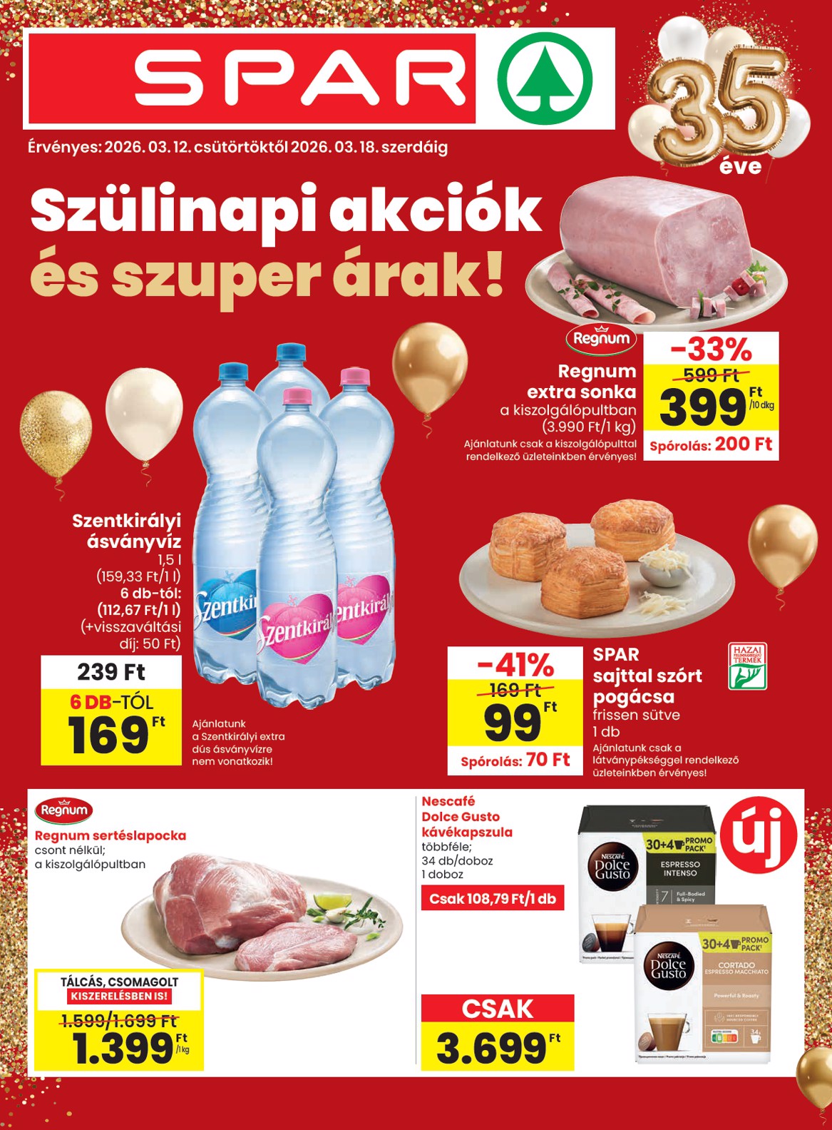 spar - SPAR akciós újság, érvényes 2026.03.12. - 2026.03.18.
