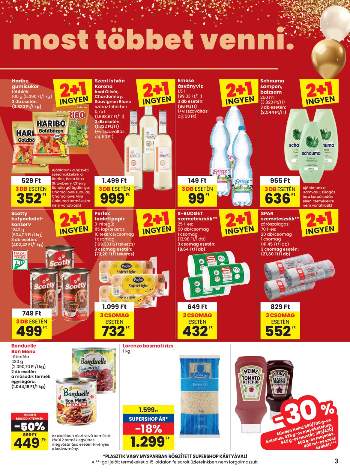 spar - SPAR akciós újság, érvényes 2026.03.12. - 2026.03.18. - page: 3