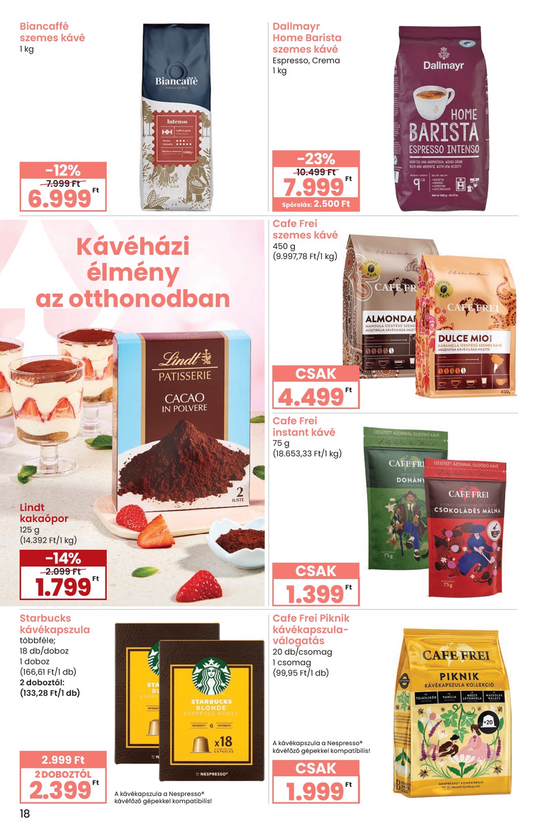 spar - SPAR - Ínyenc katalógus akciós újság, érvényes 2026.03.09. - 2026.04.08. - page: 18