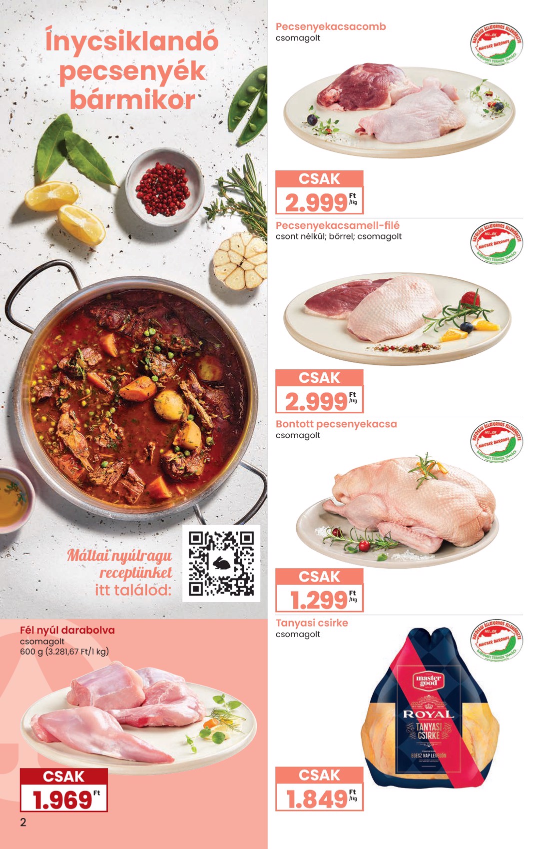 spar - SPAR - Ínyenc katalógus akciós újság, érvényes 2026.03.09. - 2026.04.08. - page: 2