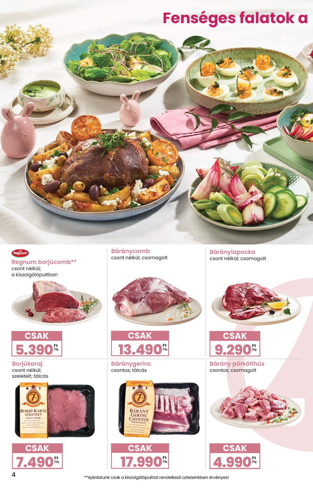 spar - SPAR - Ínyenc katalógus akciós újság, érvényes 2026.03.09. - 2026.04.08. - page: 4