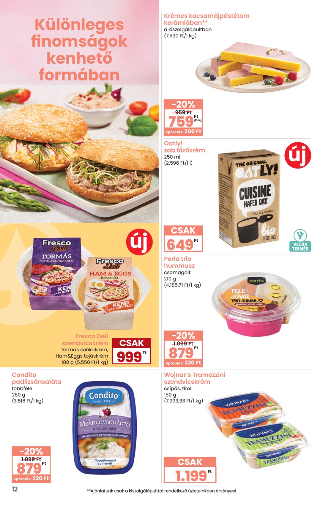 spar - SPAR - Ínyenc katalógus akciós újság, érvényes 2026.03.09. - 2026.04.08. - page: 12