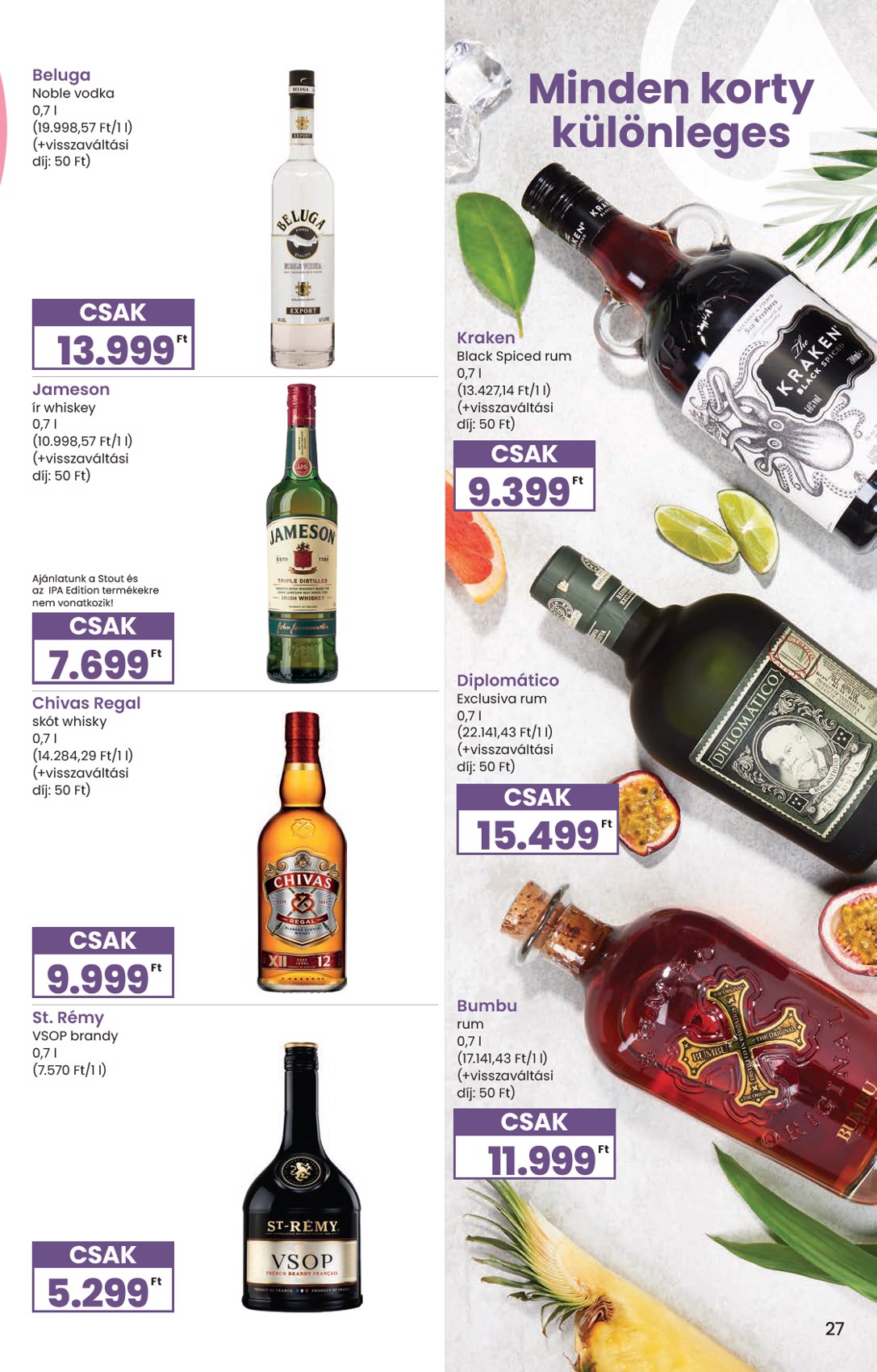 spar - SPAR - Ínyenc katalógus akciós újság, érvényes 2026.03.09. - 2026.04.08. - page: 27