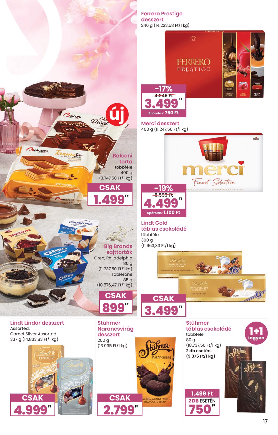 spar - SPAR - Ínyenc katalógus akciós újság, érvényes 2026.03.09. - 2026.04.08. - page: 17