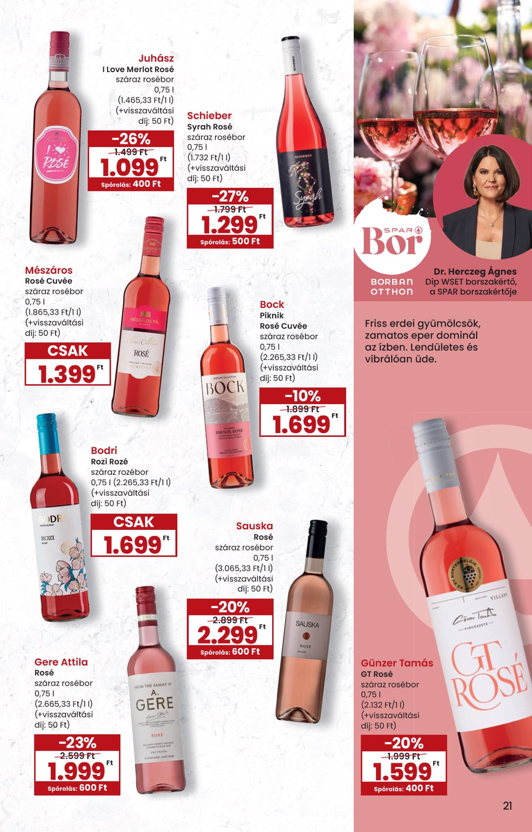 spar - SPAR - Ínyenc katalógus akciós újság, érvényes 2026.03.09. - 2026.04.08. - page: 21