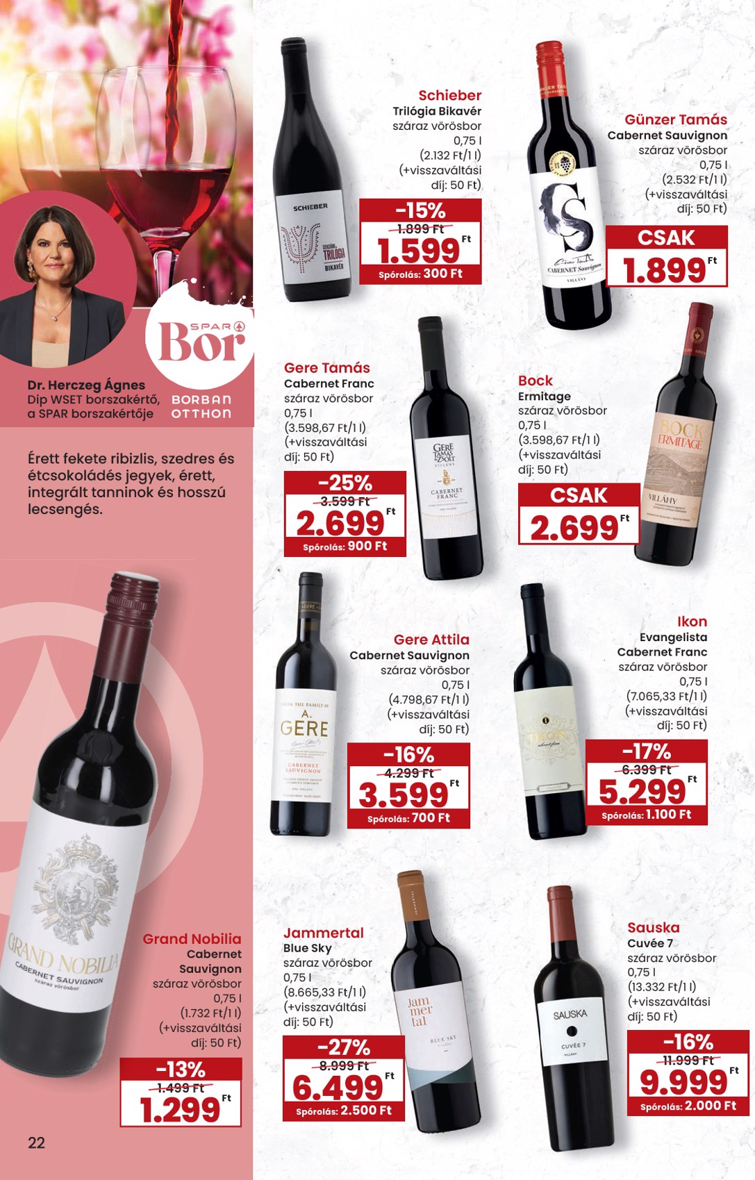 spar - SPAR - Ínyenc katalógus akciós újság, érvényes 2026.03.09. - 2026.04.08. - page: 22