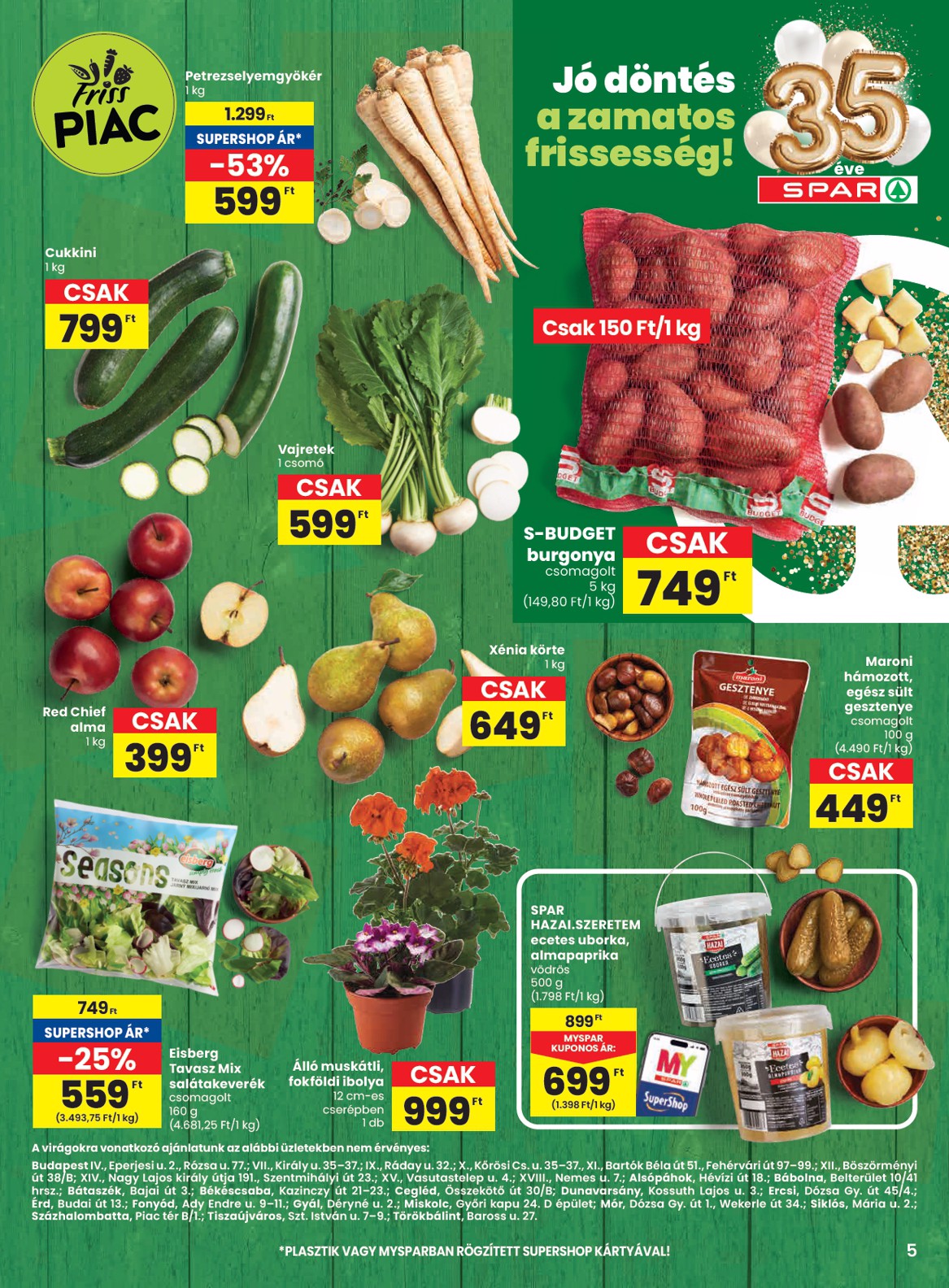 spar - SPAR akciós újság, érvényes 2026.03.19. - 2026.03.25. - page: 5