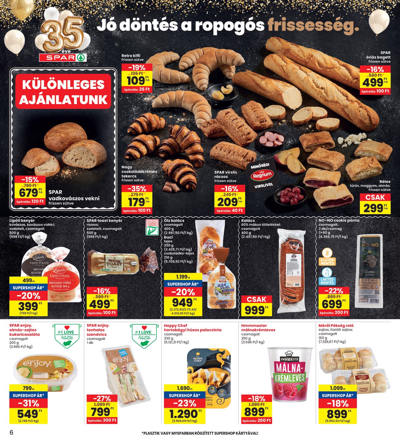 spar - INTERSPAR akciós újság, érvényes 2026.03.19. - 2026.03.25. - page: 6