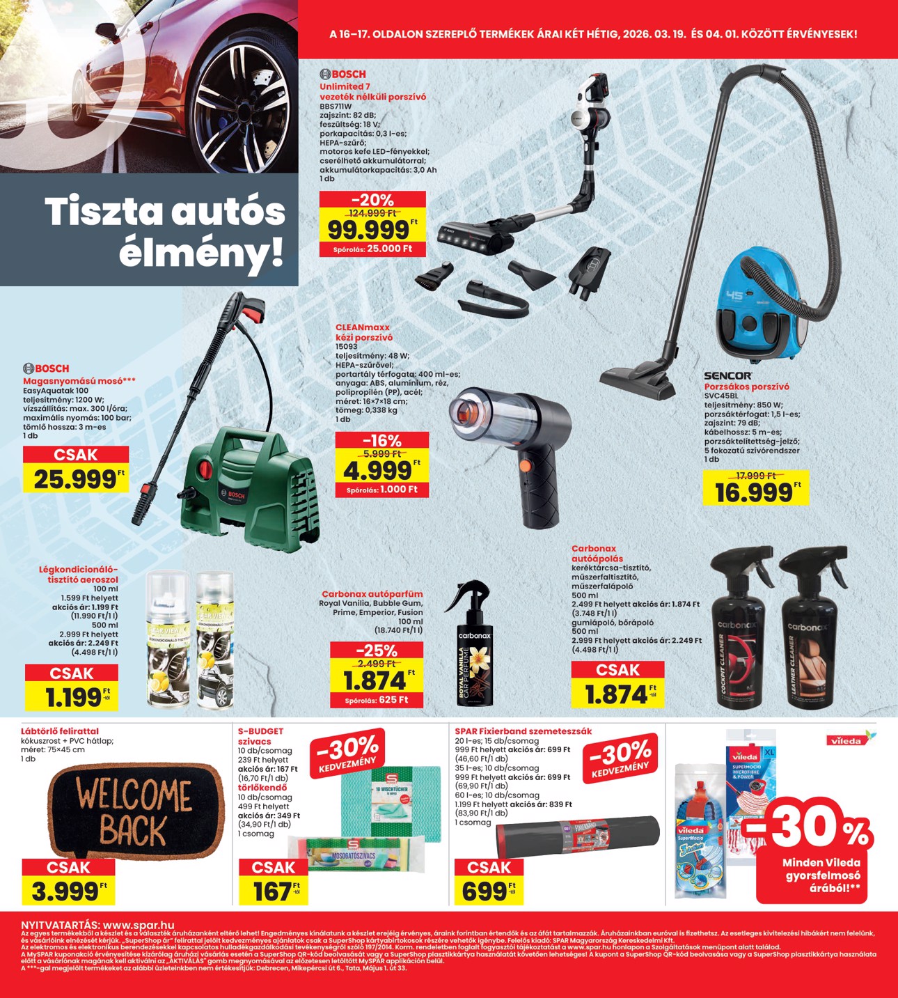 spar - INTERSPAR akciós újság, érvényes 2026.03.19. - 2026.03.25. - page: 16