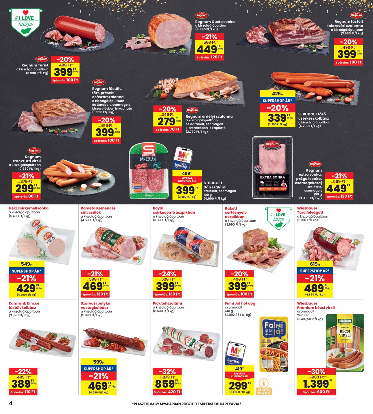 spar - INTERSPAR akciós újság, érvényes 2026.03.19. - 2026.03.25. - page: 4