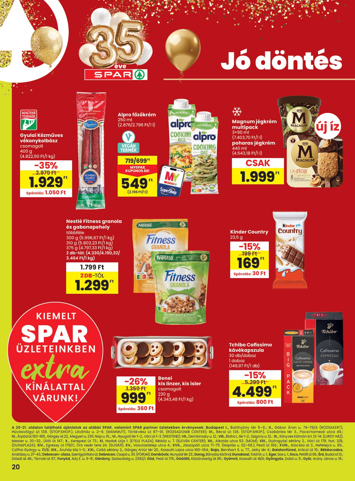 spar - SPAR - Extra akciós újság, érvényes 2026.03.19. - 2026.03.25.