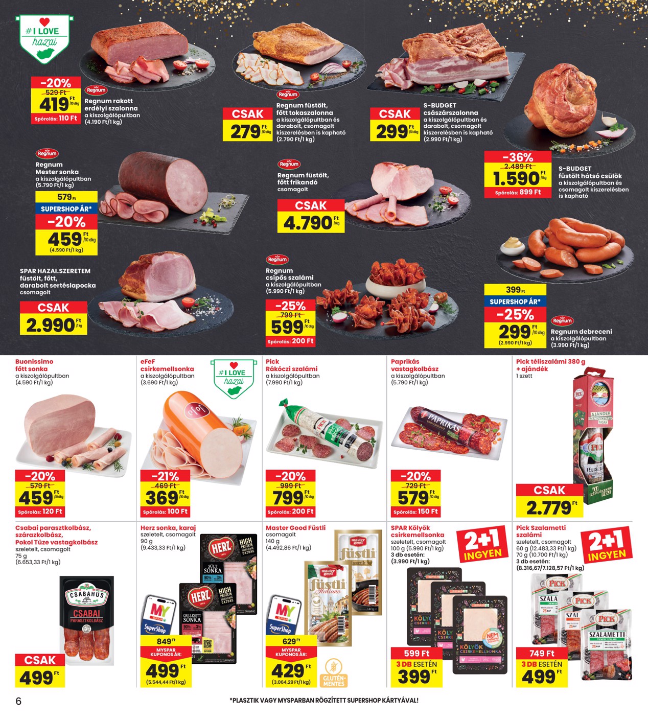 spar - INTERSPAR akciós újság, érvényes 2026.03.26. - 2026.04.08. - page: 6