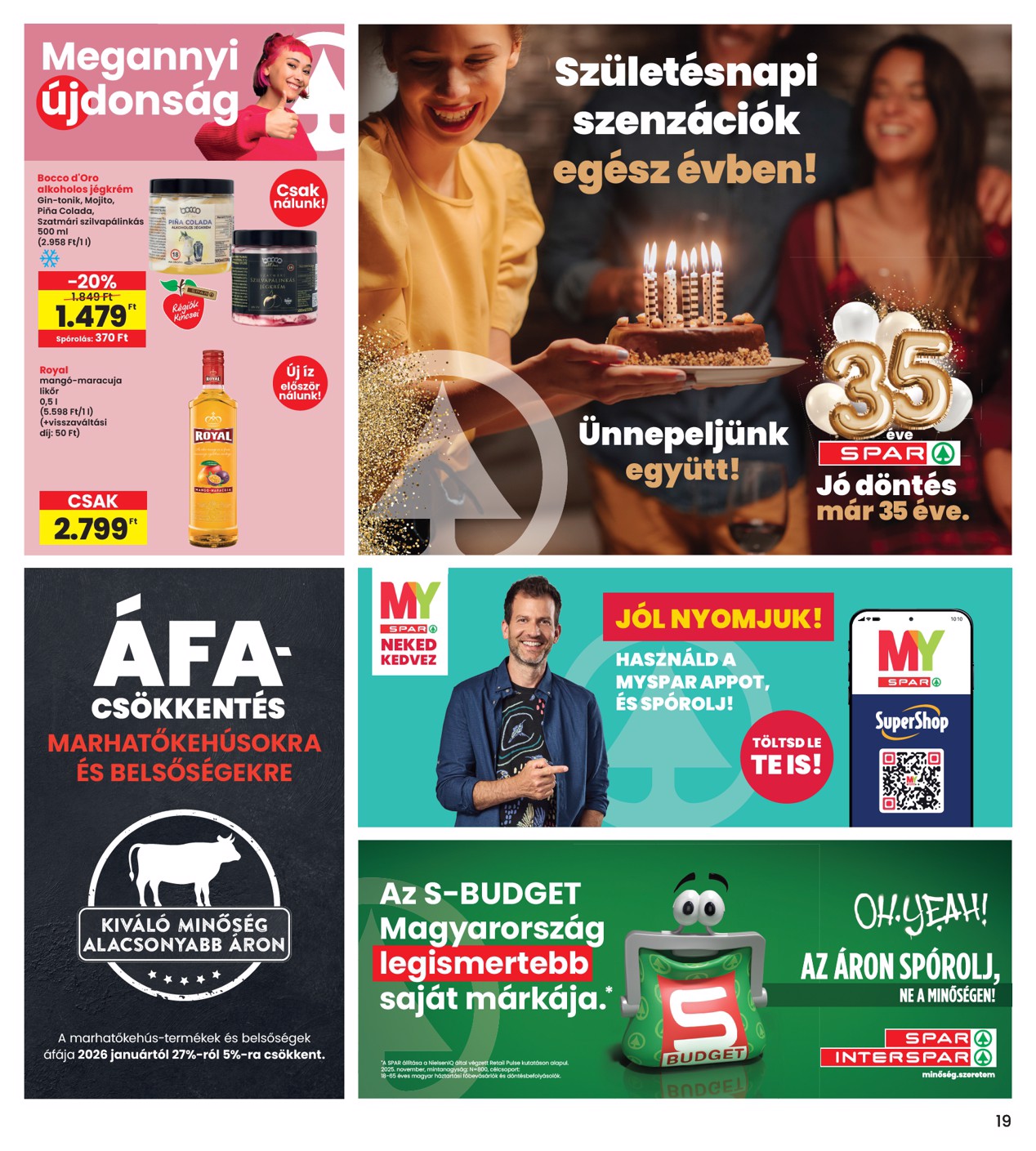 spar - INTERSPAR akciós újság, érvényes 2026.03.26. - 2026.04.08. - page: 19
