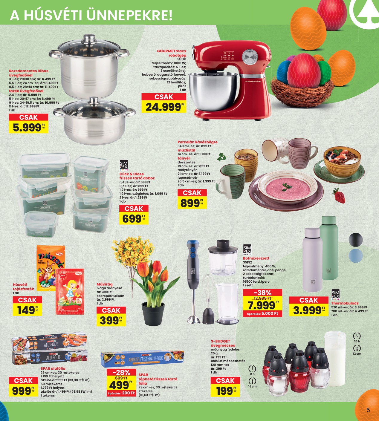 spar - INTERSPAR akciós újság, érvényes 2026.03.26. - 2026.04.08. - page: 5