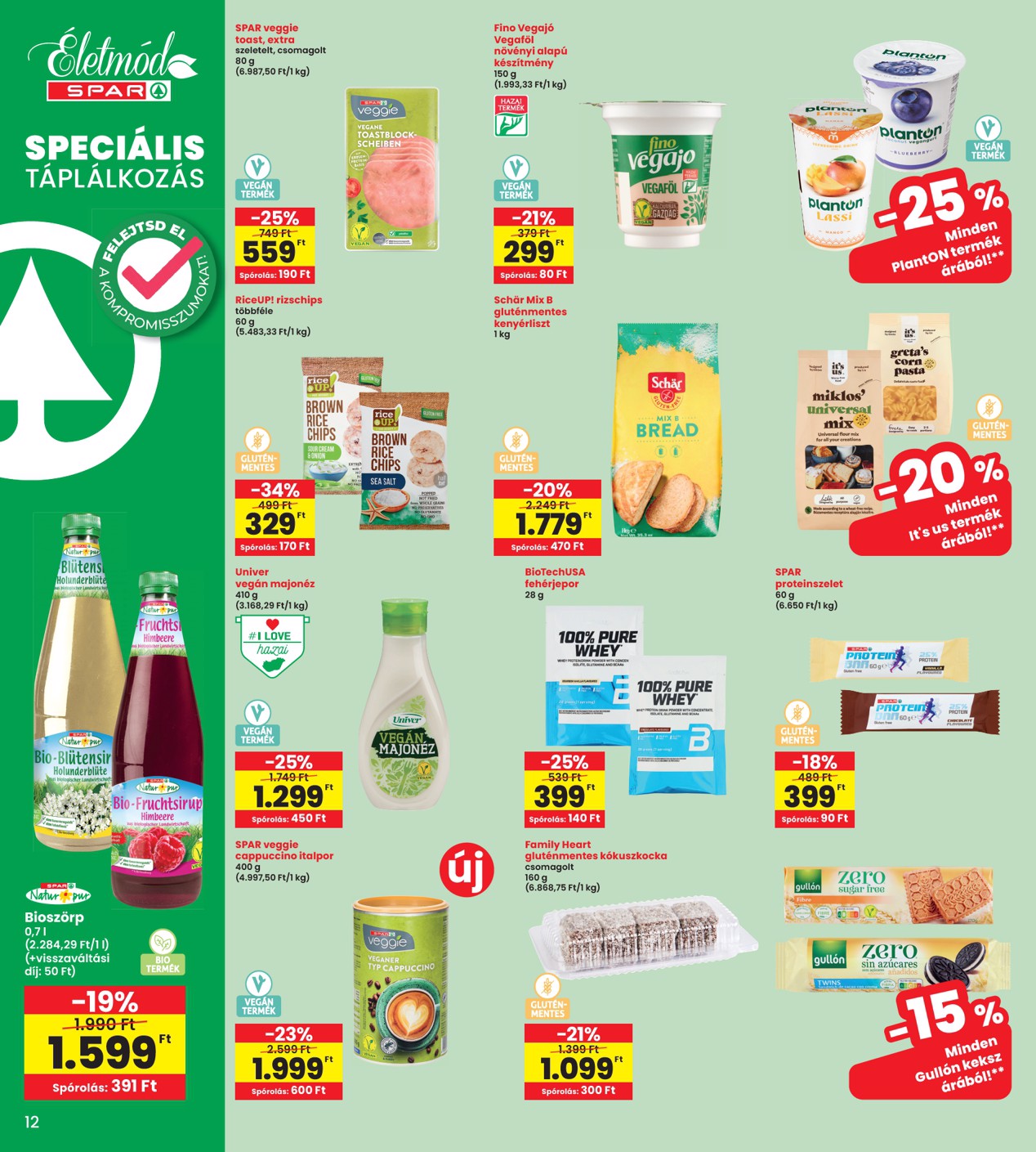 spar - INTERSPAR akciós újság, érvényes 2026.03.26. - 2026.04.08. - page: 12