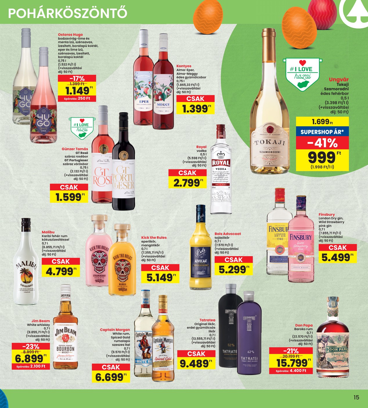 spar - INTERSPAR akciós újság, érvényes 2026.03.26. - 2026.04.08. - page: 15