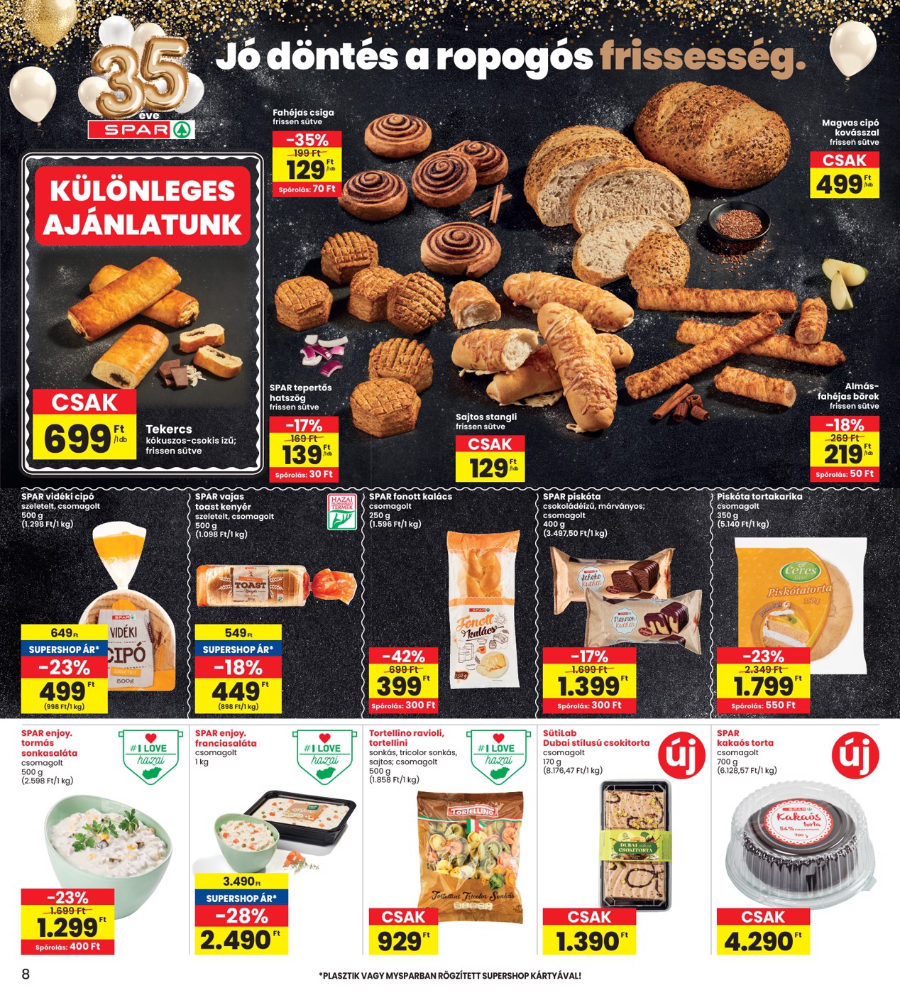 spar - INTERSPAR akciós újság, érvényes 2026.03.26. - 2026.04.08. - page: 8