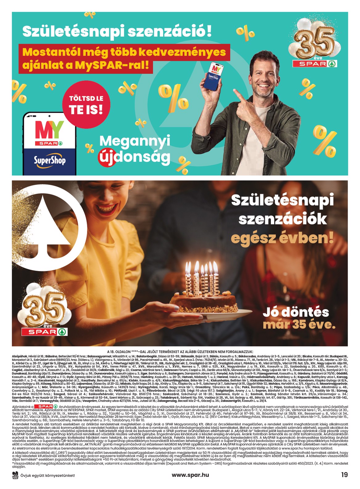 spar - SPAR hirdetmény a következő hétre csütörtöktől 2026.04.23.-tól szerdától 2026.04.29.-ig - page: 19