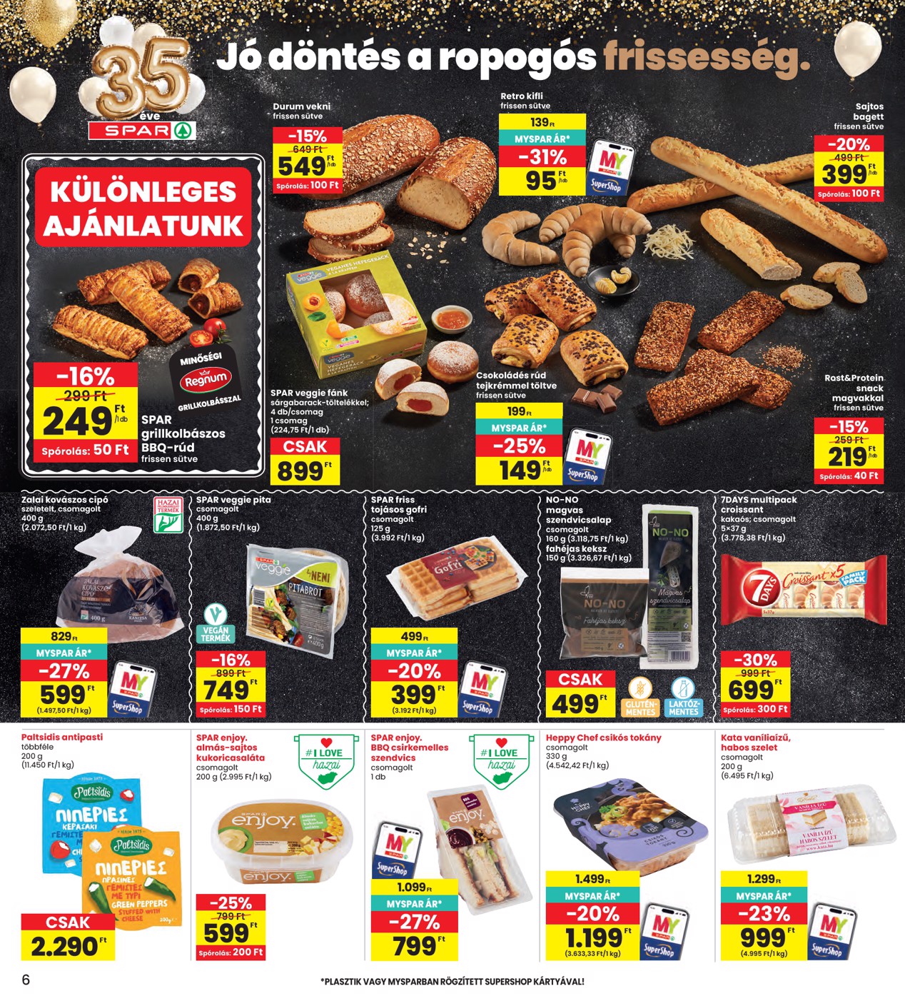 spar - INTERSPAR hirdetmény a következő hétre csütörtöktől 2026.04.23.-tól szerdától 2026.04.29.-ig - page: 6