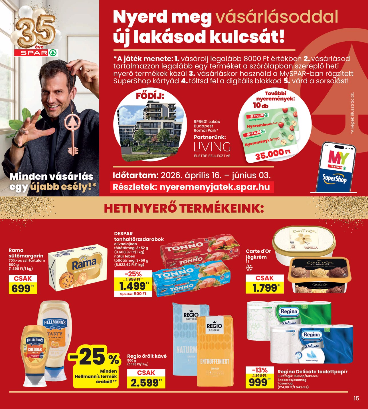 spar - INTERSPAR hirdetmény a következő hétre csütörtöktől 2026.04.30.-tól szerdától 2026.05.06.-ig - page: 15