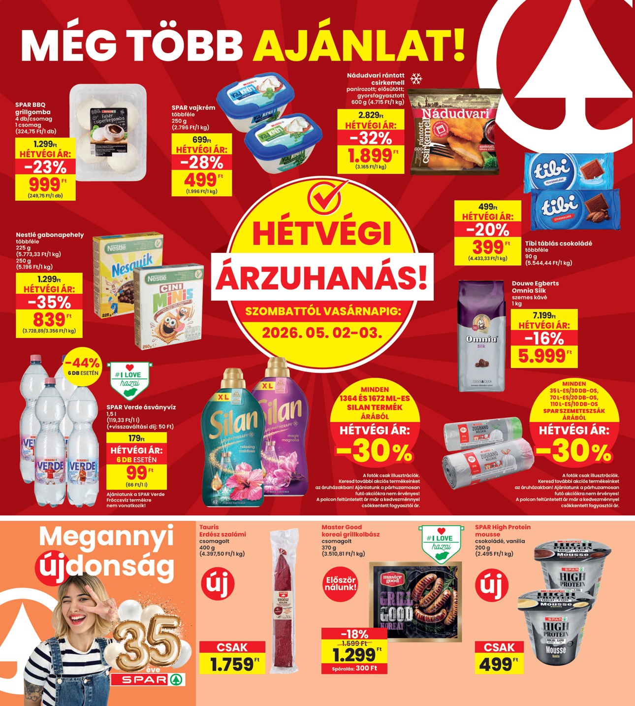 spar - INTERSPAR hirdetmény a következő hétre csütörtöktől 2026.04.30.-tól szerdától 2026.05.06.-ig - page: 20