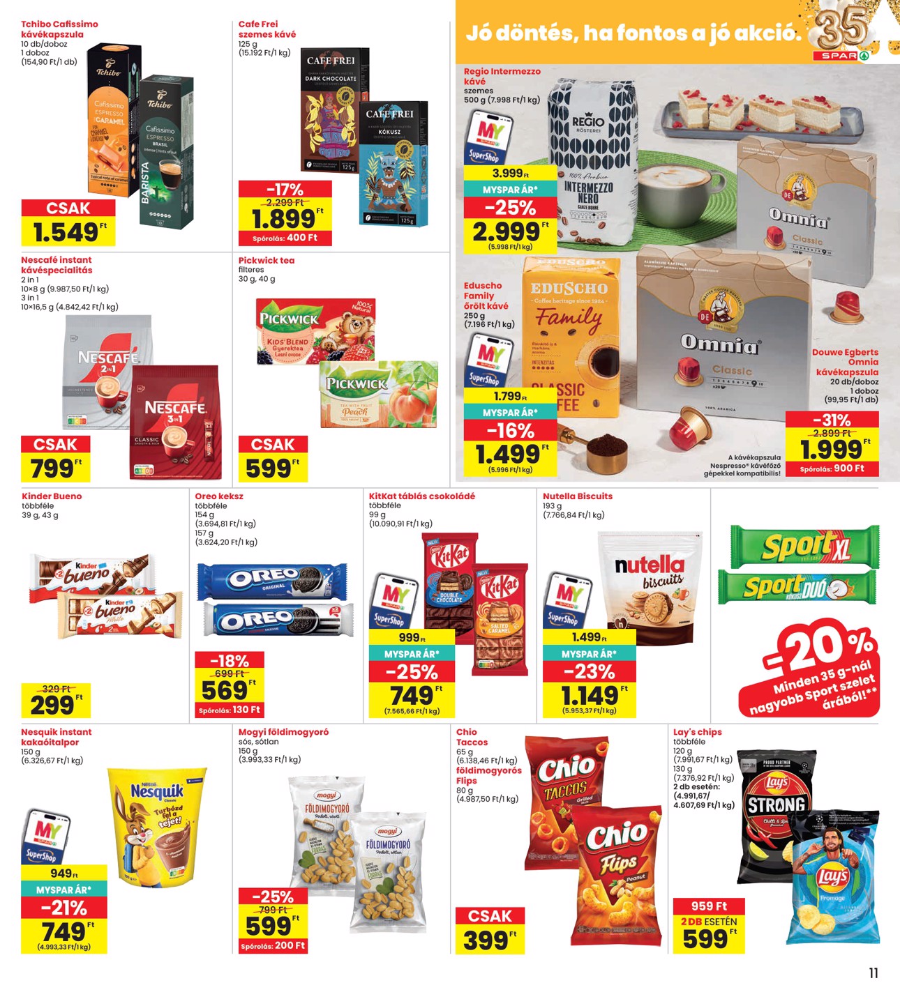 spar - INTERSPAR hirdetmény a következő hétre csütörtöktől 2026.04.30.-tól szerdától 2026.05.06.-ig - page: 11