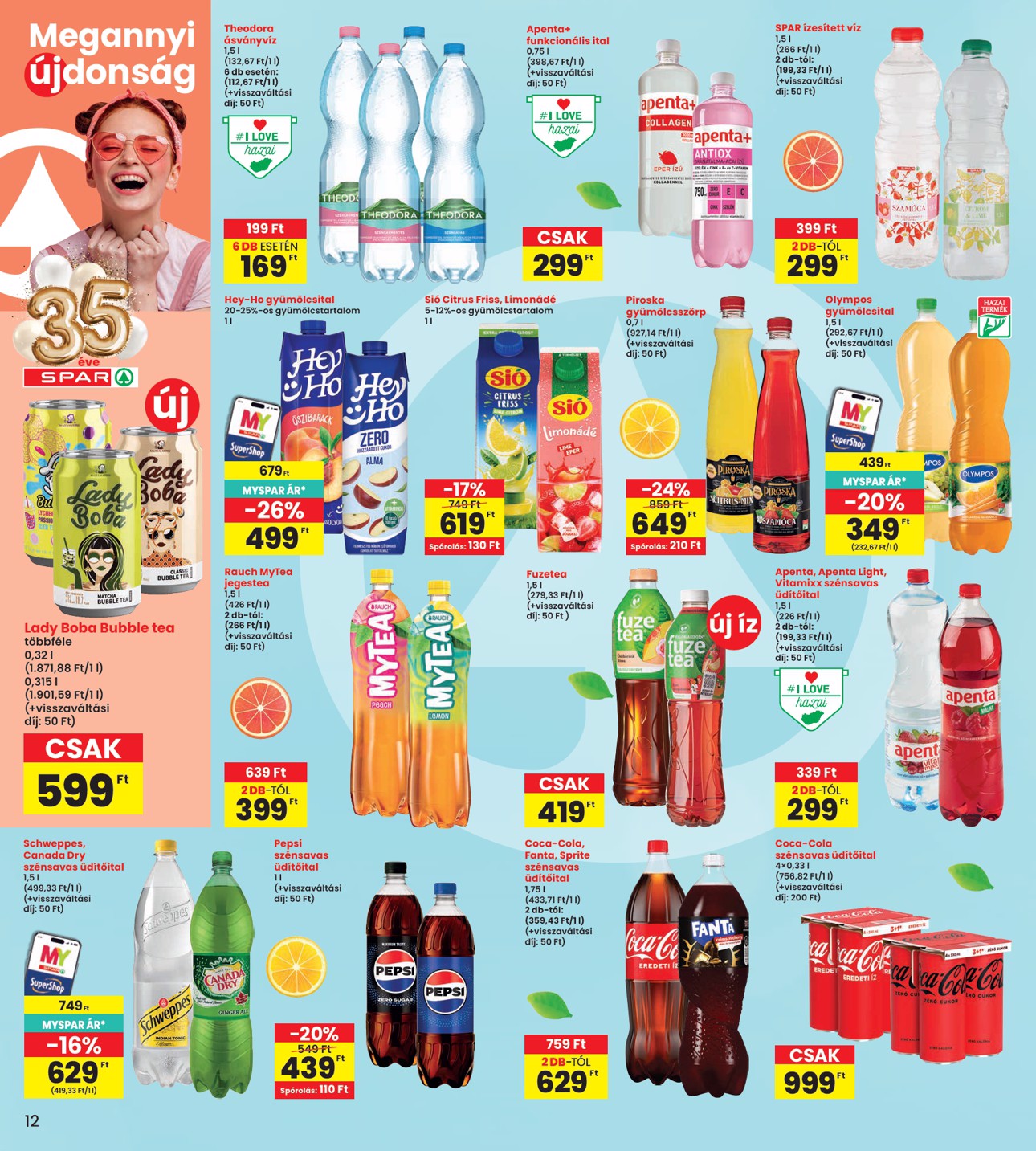 spar - INTERSPAR hirdetmény a következő hétre csütörtöktől 2026.04.30.-tól szerdától 2026.05.06.-ig - page: 12