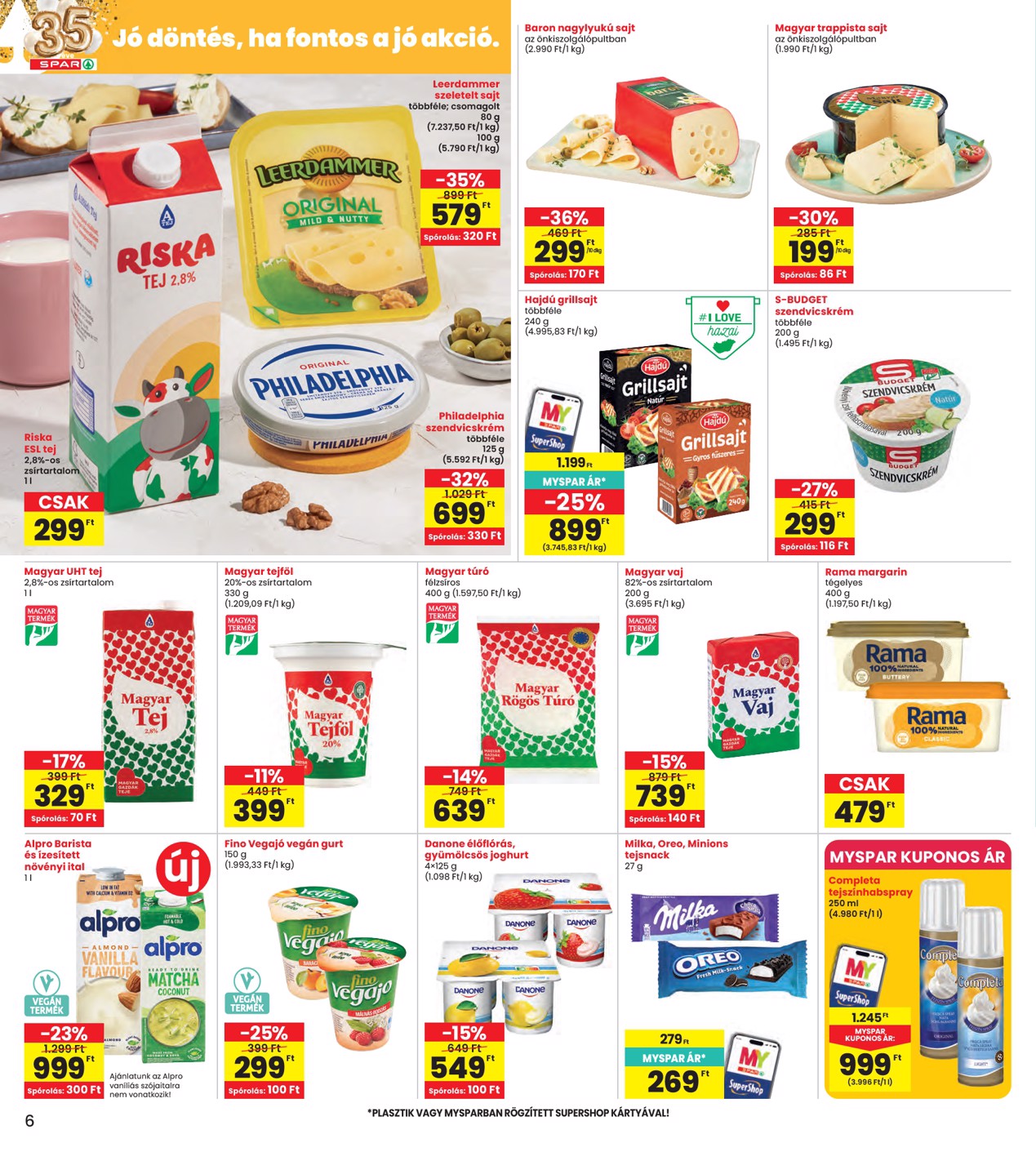 spar - INTERSPAR hirdetmény a következő hétre csütörtöktől 2026.05.07.-tól szerdától 2026.05.13.-ig - page: 6