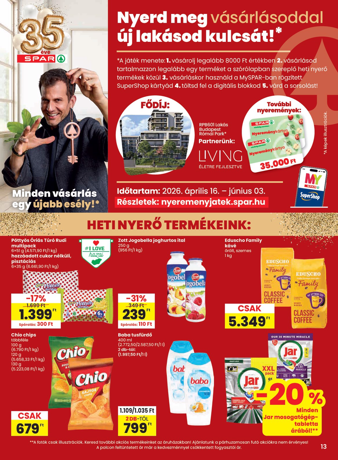 spar - SPAR - Balatonfüred üzletnyitás hirdetmény a következő hétre csütörtöktől 2026.05.07.-tól szerdától 2026.05.13.-ig - page: 13
