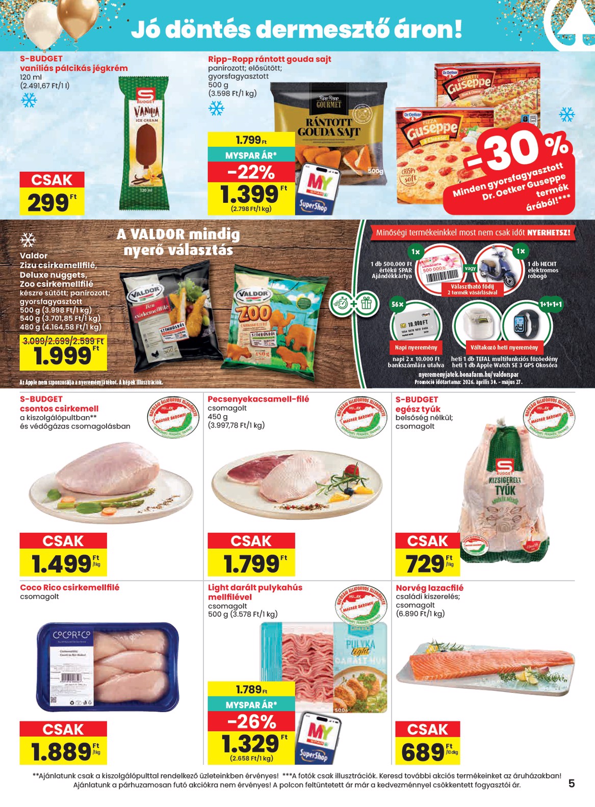 spar - SPAR - Balatonfüred üzletnyitás hirdetmény a következő hétre csütörtöktől 2026.05.07.-tól szerdától 2026.05.13.-ig - page: 5