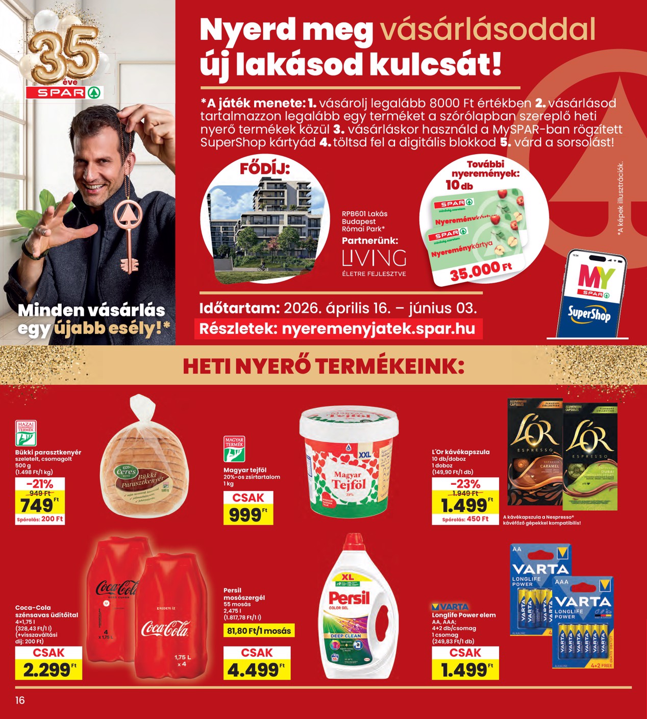 spar - INTERSPAR hirdetmény a következő hétre csütörtöktől 2026.05.14.-tól szerdától 2026.05.20.-ig - page: 16