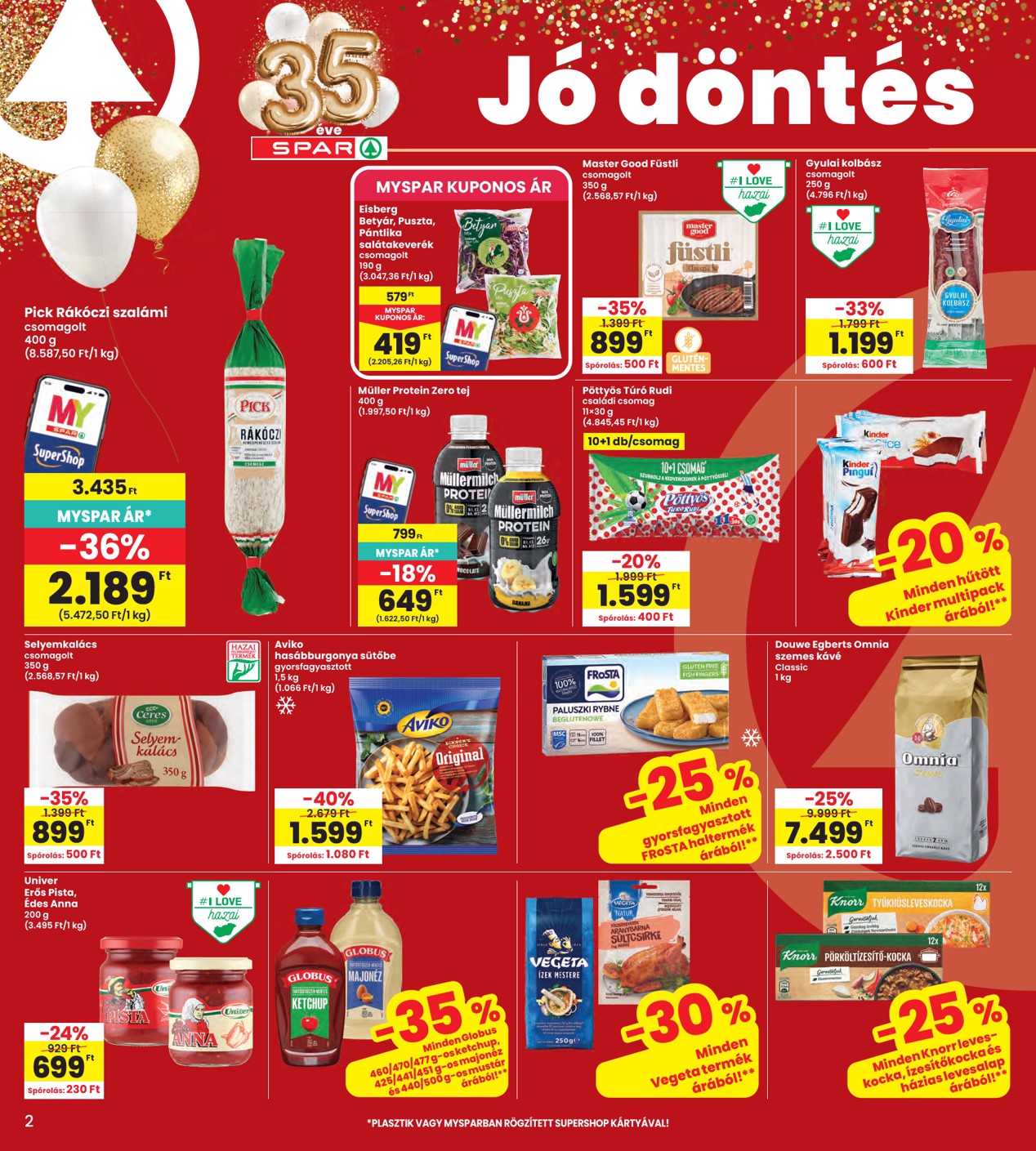 spar - INTERSPAR hirdetmény a következő hétre csütörtöktől 2026.05.14.-tól szerdától 2026.05.20.-ig - page: 2