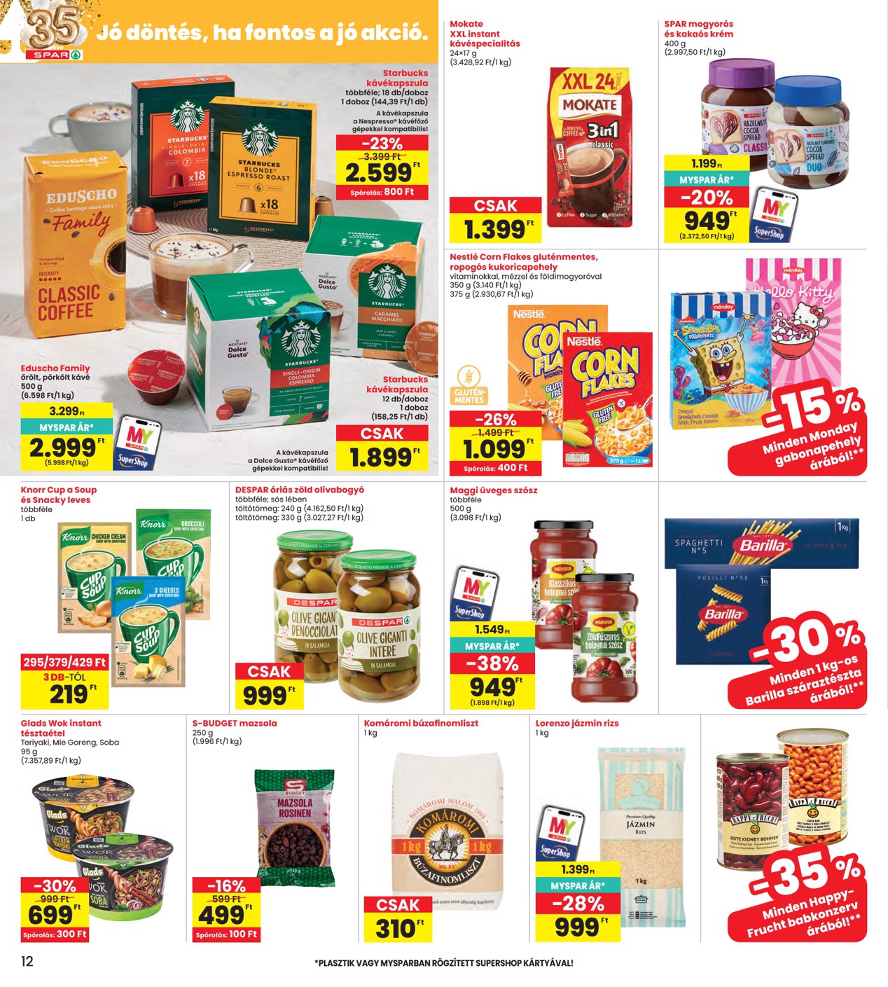 spar - INTERSPAR hirdetmény a következő hétre csütörtöktől 2026.05.14.-tól szerdától 2026.05.20.-ig - page: 12