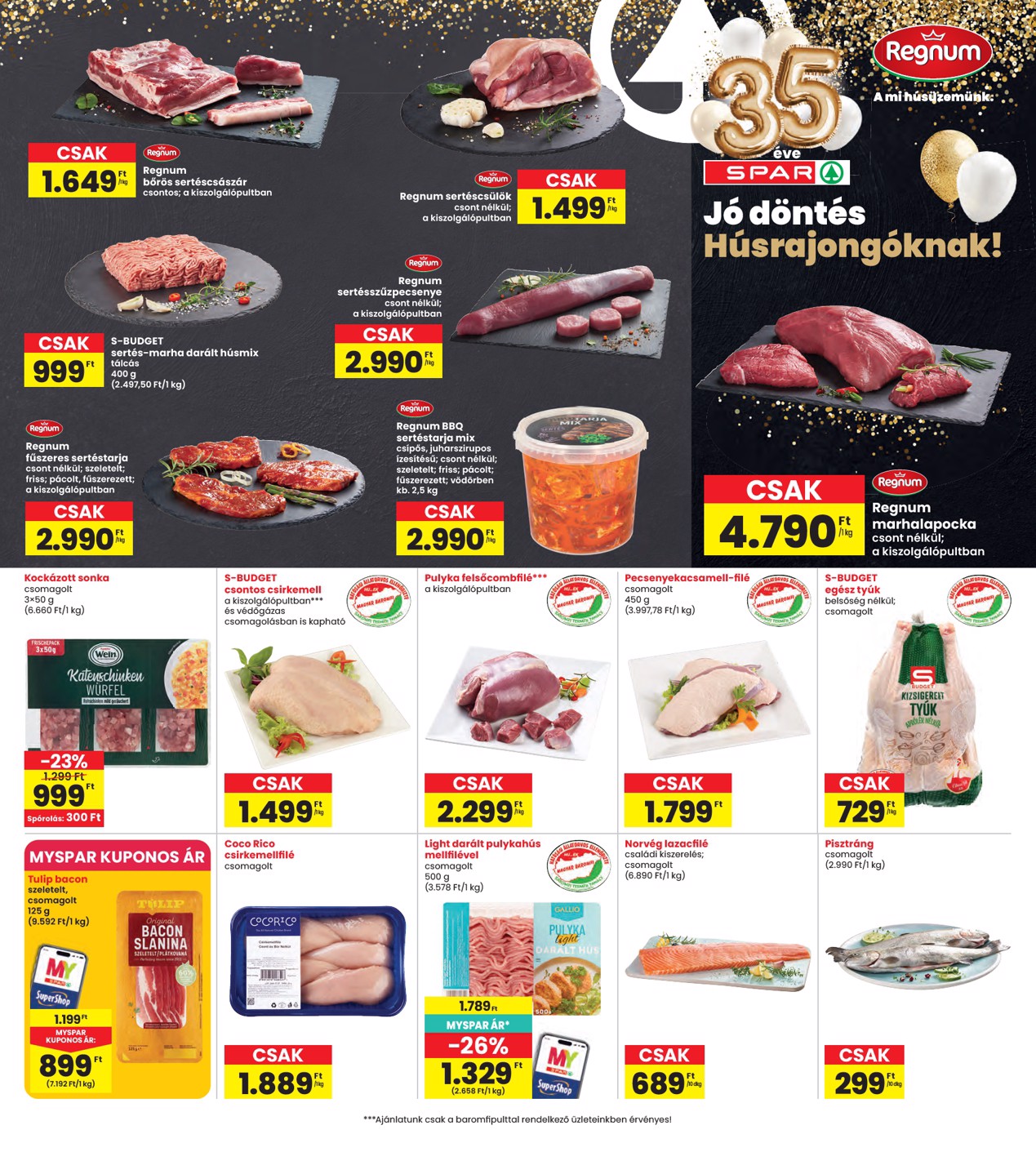 spar - Aktuális INTERSPAR szórólap érvényes csütörtöktől 2026.05.07.-től szerdától 2026.05.13.-ig - page: 7