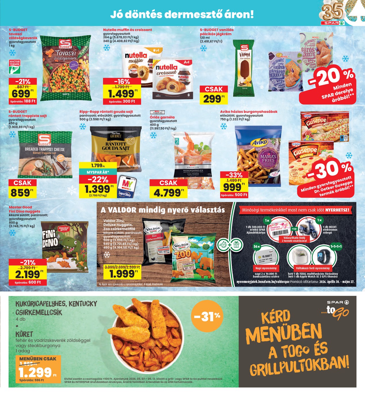spar - Aktuális INTERSPAR szórólap érvényes csütörtöktől 2026.05.07.-től szerdától 2026.05.13.-ig - page: 22