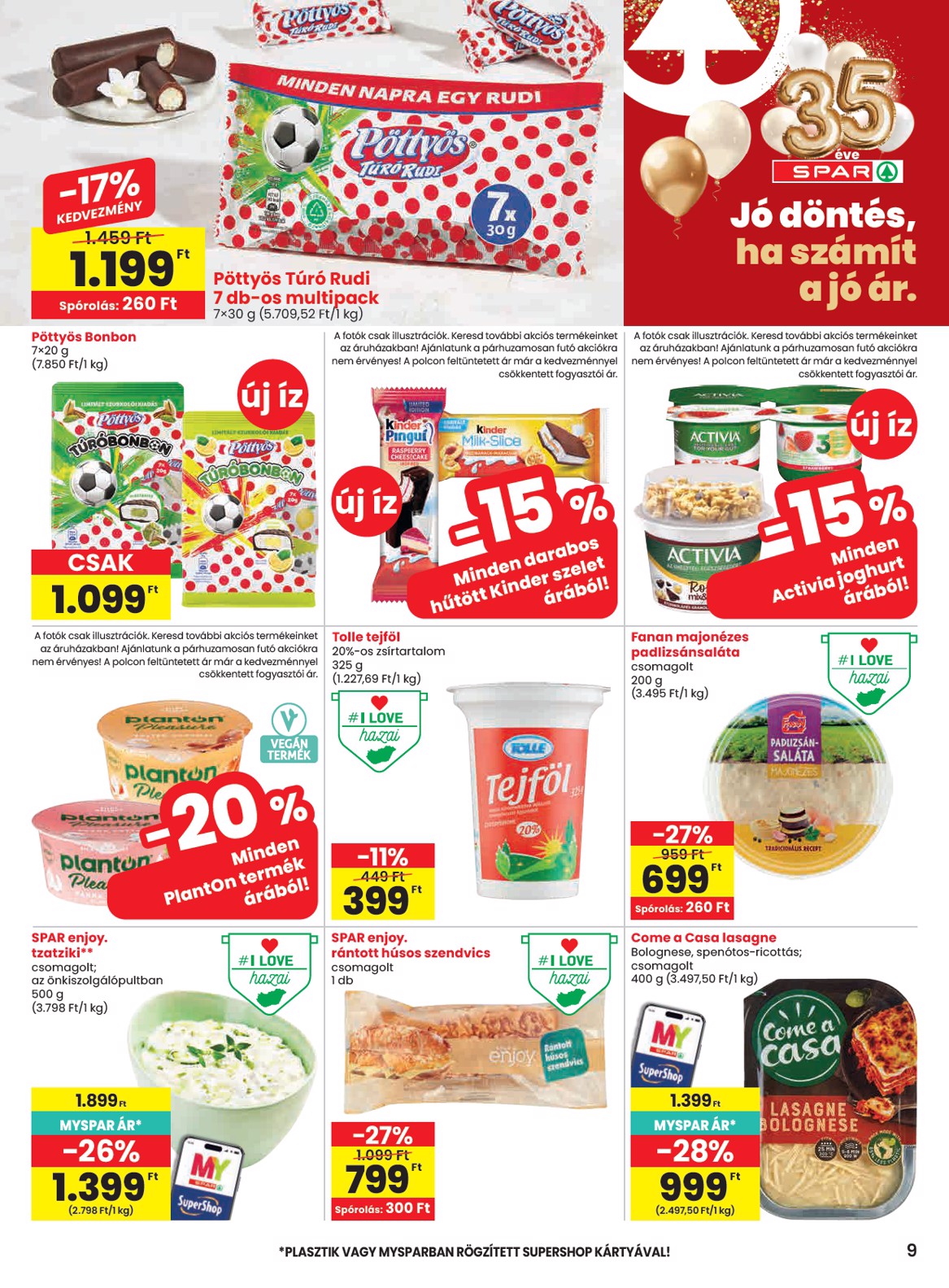 spar - SPAR hirdetmény a következő hétre csütörtöktől 2026.05.21.-tól szerdától 2026.05.27.-ig - page: 9