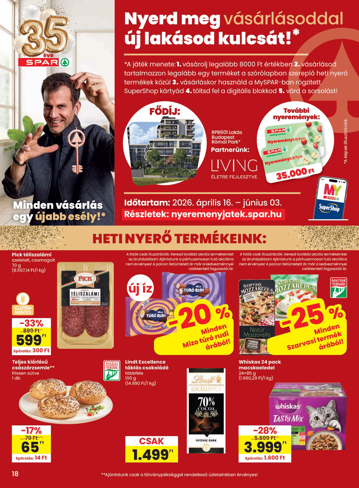 spar - SPAR hirdetmény a következő hétre csütörtöktől 2026.05.21.-tól szerdától 2026.05.27.-ig - page: 18