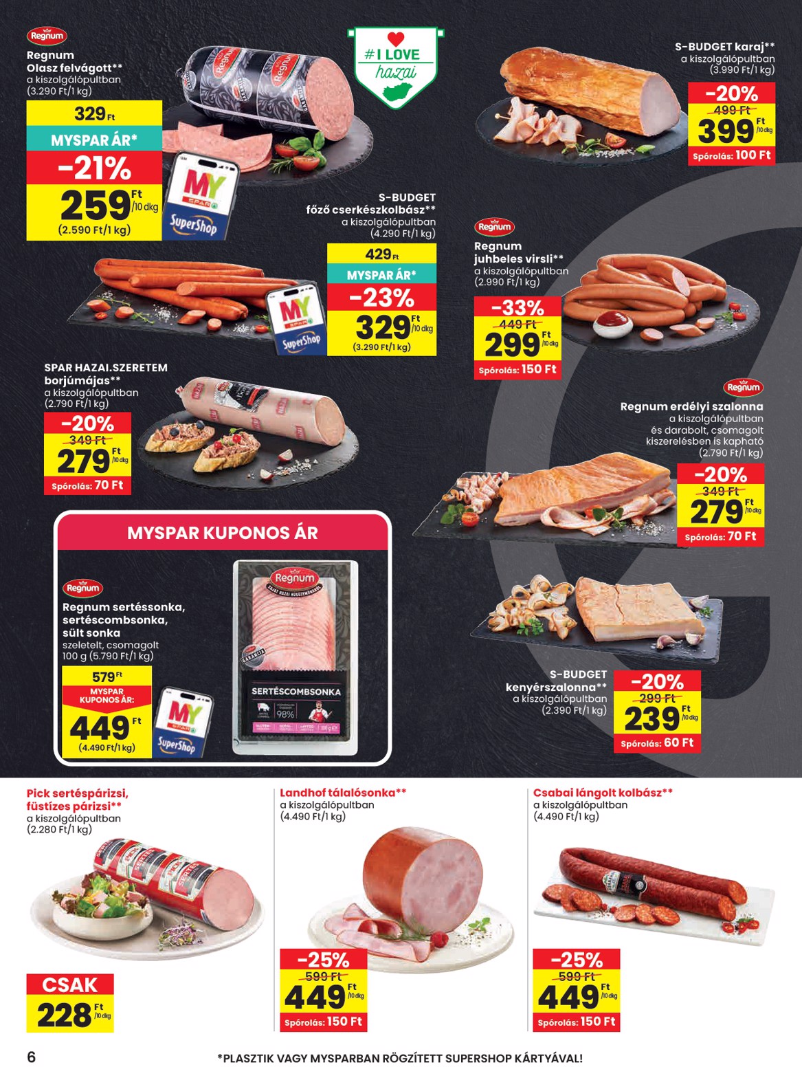 spar - SPAR hirdetmény a következő hétre csütörtöktől 2026.05.21.-tól szerdától 2026.05.27.-ig - page: 6