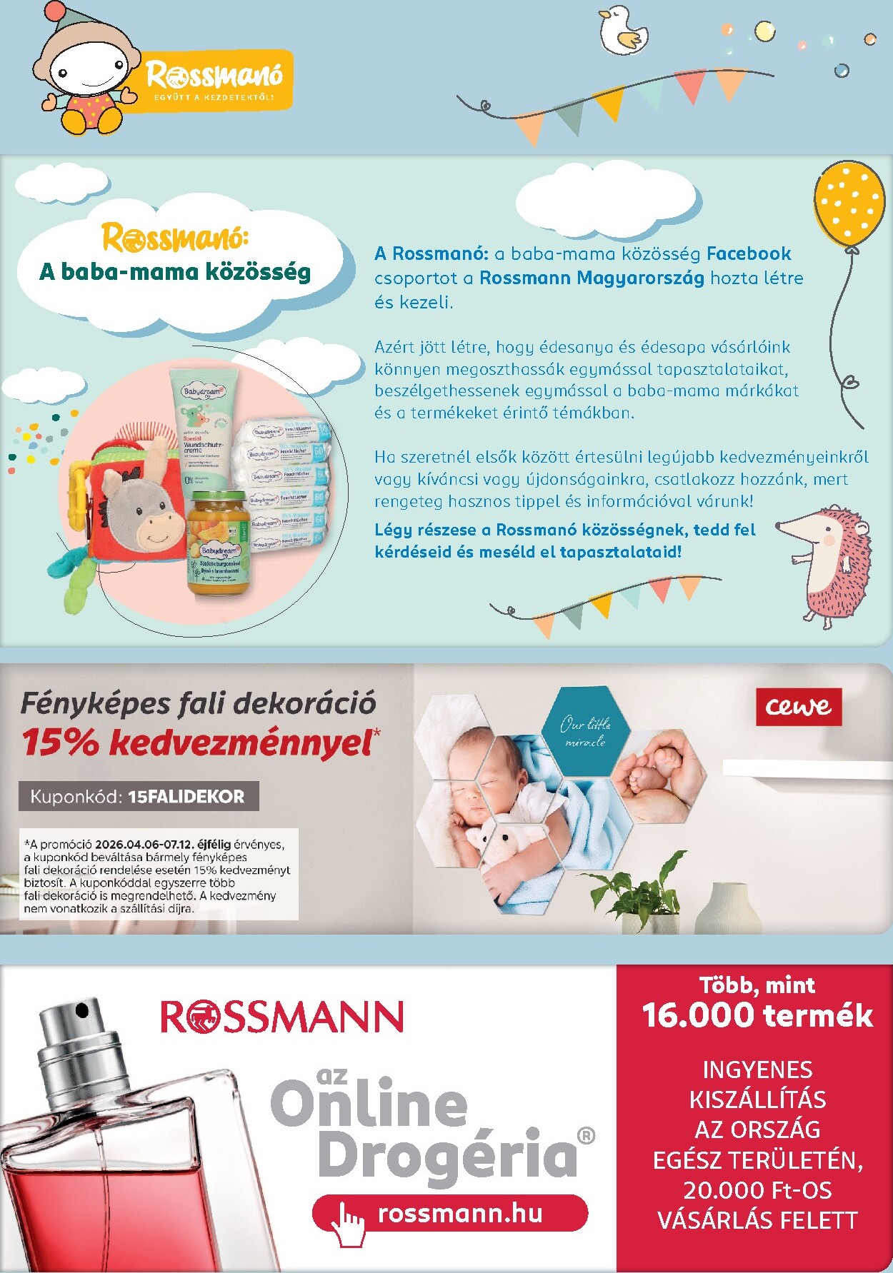 rossmann - Rossmann - Babaprogram hirdetmény a következő hétre hétfőtől 2026.06.15.-tól vasárnaptól 2026.07.12.-ig - page: 12