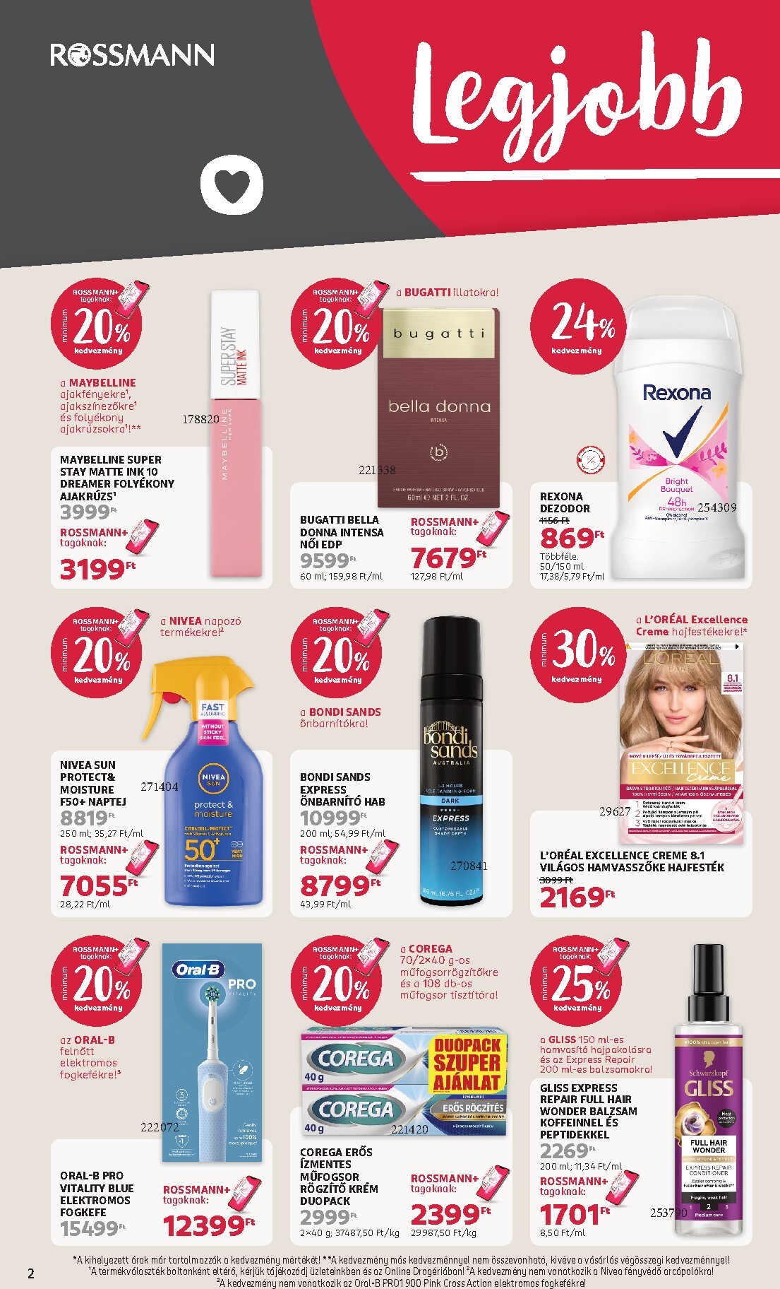 rossmann - Rossmann hirdetmény a következő hétre hétfőtől 2026.06.29.-tól péntektől 2026.07.03.-ig - page: 2