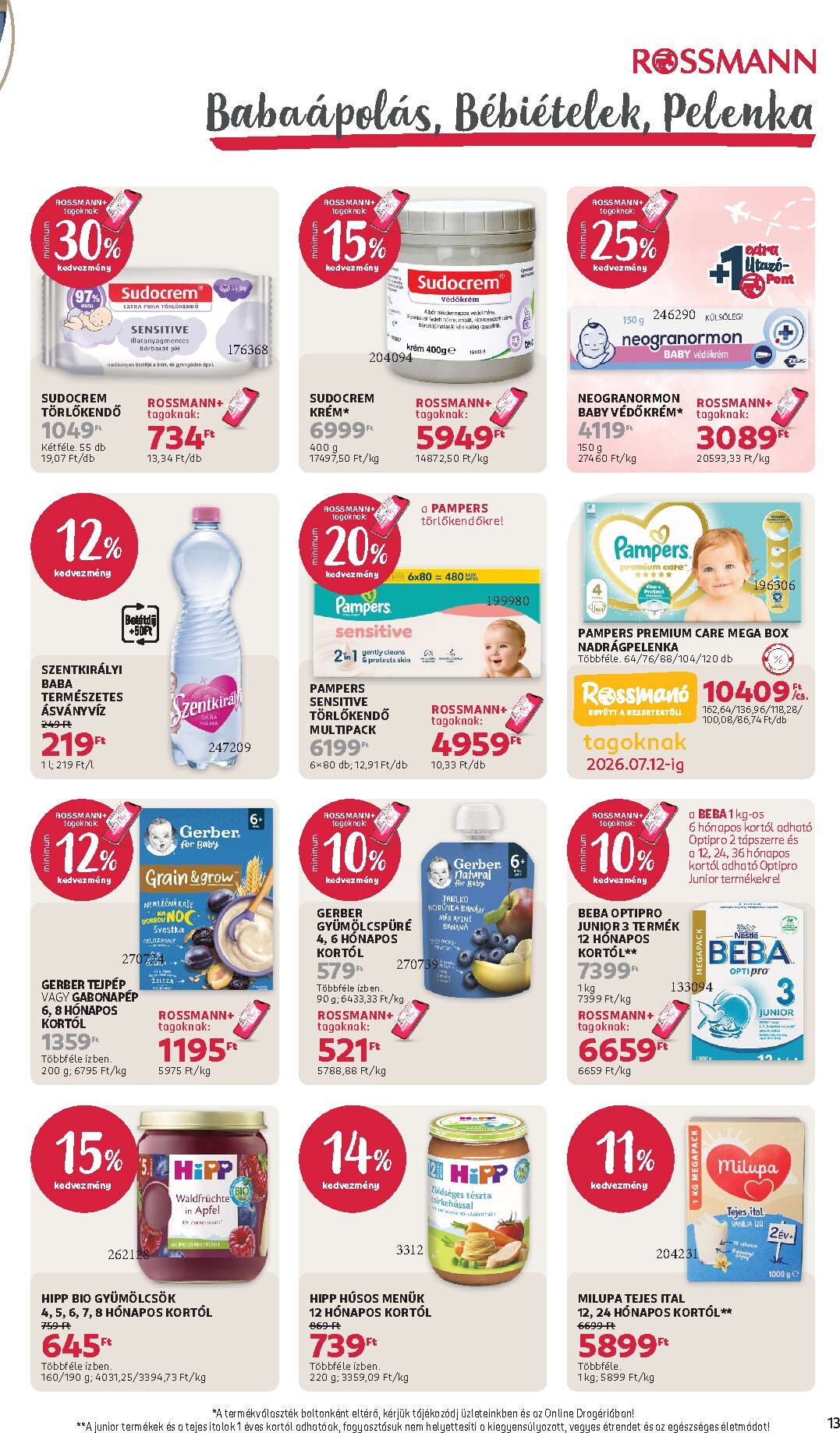 rossmann - Rossmann hirdetmény a következő hétre hétfőtől 2026.06.29.-tól péntektől 2026.07.03.-ig - page: 15