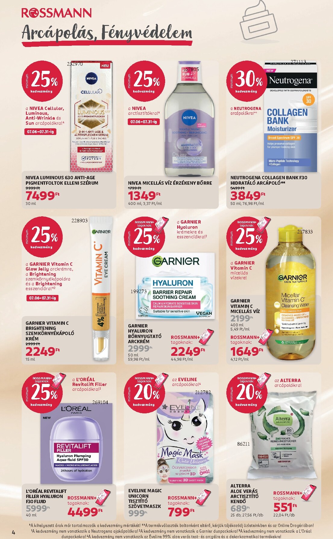 rossmann - Rossmann hirdetmény a következő hétre hétfőtől 2026.07.06.-tól péntektől 2026.07.17.-ig - page: 4
