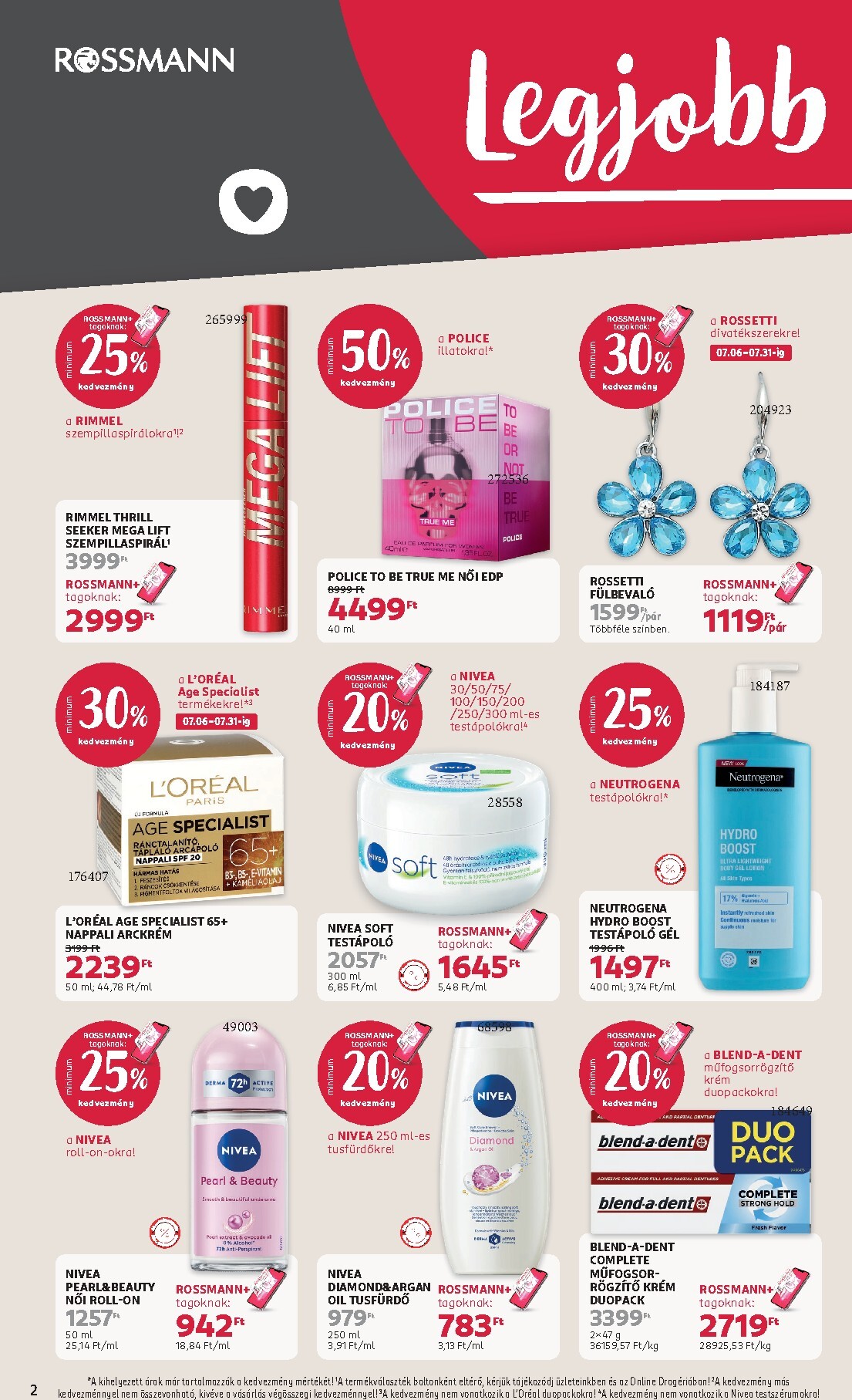 rossmann - Rossmann hirdetmény a következő hétre hétfőtől 2026.07.06.-tól péntektől 2026.07.17.-ig - page: 2