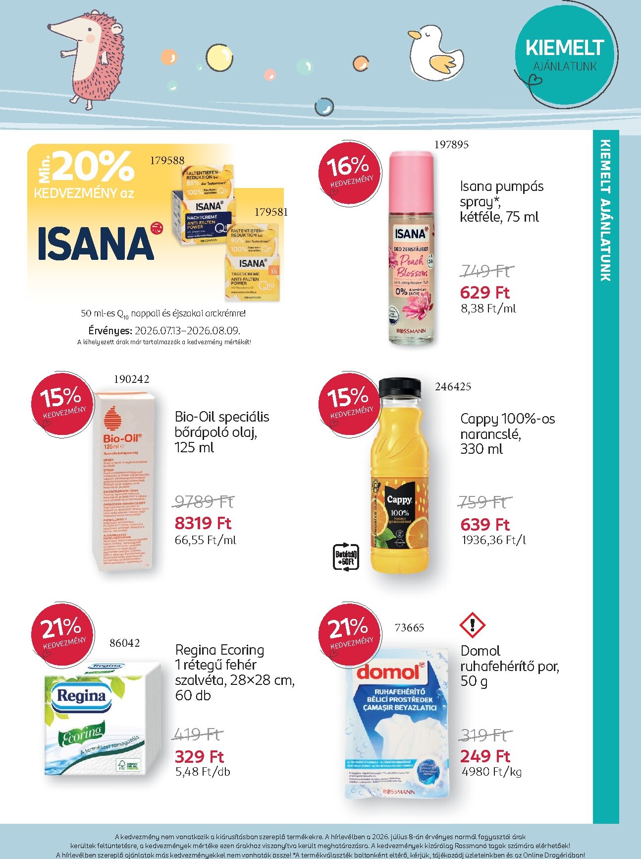 rossmann - Rossmann - Babaprogram hirdetmény a következő hétre hétfőtől 2026.07.13.-tól vasárnaptól 2026.08.09.-ig - page: 6